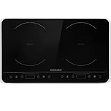 SCHNEIDER mobiles Induktionskochfeld 2 Platten mit 3500 W, Induktionskochfeld...