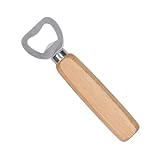 Holz Flaschenöffner – robuster Kapselheber in rustikaler Optik (138 x 38 x 18 mm)