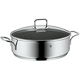 WMF Schmorpfanne 28 cm hoher Rand, Bräter Induktion, Schmortopf mit Deckel 5,0l, Pfanne...