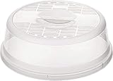 Rotho Basic Mikrowellenabdeckhaube, Kunststoff (PP) BPA-frei, transparent, (26.5...