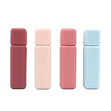 Namvo 4Pcs Leere Lipgloss Tubes Behälter DIY Kunststoff Lippenbalsam mit Kappe...