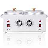 CMOOD Doppel-Wachswärmer Professionelles elektrisches Wachserhitzer-Set mit einstellbarer...