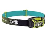 PETZL - ACTIK Stirnlampe – drei Beleuchtungsstufen, Weiß, Rot, 450 Lumen