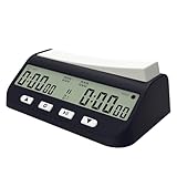 AZURAOKEY 1 x digitaler Schach-Timer mit einfacher Bonusverzögerung und...