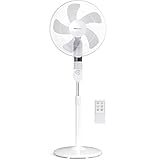 Pro Breeze 40 cm Standventilator mit Fernbedienung und LED Display, 80°...