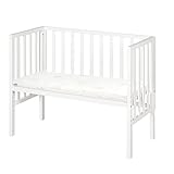 roba Beistellbett safe asleep® 2 in 1-45 x 90 cm - Höhenverstellbar - Komplettes...