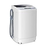 RELAX4LIFE 4,5 kg Vollautomatische Waschmaschine, Waschvollautomat mit Pumpe &...