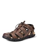 Geox Herren Uomo Strada B Sandalen, Braun, 44 EU