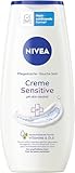 NIVEA Creme Sensitive Pflegedusche, pH-hautneutrales Duschgel mit...