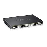 Zyxel Nebula Gigabit Ethernet Smart-Managed PoE+ Switch mit 48 Ports, einem...