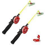 Mineup Kinder Angel Krebsangel, 2Pcs Angelrute, Kinderangel Krebsangel, Rute 34cm,...