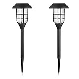 Lichter Solarbeleuchtung Landschaft Licht Rasen Garten LED Dekoration Lichtweg...