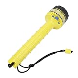shenruifa Tauch-Taschenlampe, Rutschfeste LED-Tauch-Taschenlampe für Unterwasser-Camping,...