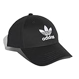 adidas Trefoil Cap (as3, Alpha, one_Size, Black/White, OSF Men)