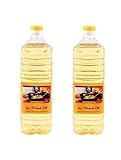 Pamai Pai® Doppelpack: 2 x 1 Liter reines Erdnussöl Erdnußöl Peanut Oil Erdnuss Öl...
