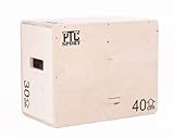 PTC SPORT 3 in 1 Holz Plyo Box, Jump Box - Ideal für Cross Training -...