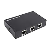 RJ45-Netzwerk-Switch, Plug-and-Play-2-Wege-A-B-Wahl-Hub für Zuhause mit...