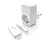 Fensterkontaktschalter mit Mini Fenster Sensor, Funk Abluftsteuerung für...