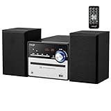 Retro HiFi Musikanlage | Stereoanlage | Kompaktanlage | USB | Line Out | CD/MP3 | FM Radio...