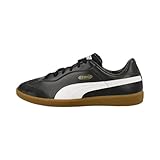 PUMA Unisex King 21 It Soccer Shoe, Black White Gum, 44 EU