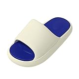 Pantoletten Herren 44 - Badeschuhe Herren 44 Rutschfest Mit Fussbett Flache Slippers...