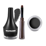 Boobeen Eyeliner Gel Eyeliner Wischfester Eyeliner Gel Make-up Hochpigmentiertes...