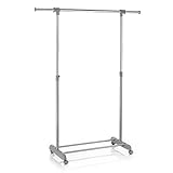 CARO-Möbel Rollgarderobe SALA Garderobenwagen Kleiderständer...