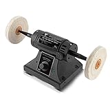 STAHLWERK PM-480 ST Werkbank Poliermaschine mit 480 Watt und 7200 Umdrehungen pro Minute...