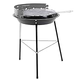 BBQ Holzkohle-Rundgrill Mobiler Holzkohlegrill für 2 bis 3 Personen...