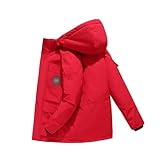 BybAgs wasserdichte Herren-Ski-Snowboard-Jacke, Wintermantel mit Abnehmbarer Kapuze for...