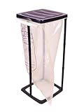 Spetebo Müllsackständer in schwarz - 60 Liter - Ideal für gelbe Säcke - Mülleimer...