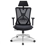Ticova Bürostuhl Ergonomisch Schreibtischstuhl, Hoher Rücken Ergonomischer...