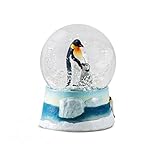 Deluxebase Water Globe - Pinguin Pinguin Schneekugel mit Harzfigur und geformter...