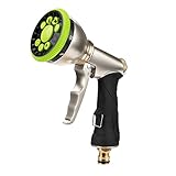 Homealexa Gartenbrause, Garten Handbrause 9 Bewässerungsmuster, Garten Spritzpistolen...