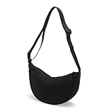 GoPaw Damen Halbmond Crossbody Schultertasche, Hobo Halfmoon Bag, Nylon...