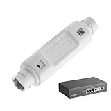 ycezw PoE Booster, wasserdichter Ethernet-Signalverstärker für den Außenbereich, 48 V,...