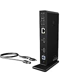 ICY BOX USB-C Docking Station (11-in-1) für 2 Monitore (2x HDMI), 6x USB 3.0...