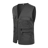 Herren-Cargo-Weste, leger, Outdoor, Arbeit, Angeln, Reisen, Foto, Cargo-Weste, Jacke,...