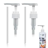2 Stück Dosierpumpe 1L Sirup für Best Body Nutrition,30mm Schraubflasche Dosierspender...