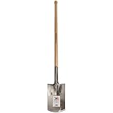 SHW-FIRE Spaten - ideal für Harte, steinige Böden, Trittkante und 110cm Stiel mit...