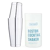barmate Boston Cocktail Shaker aus Edelstahl und beschwert, hochwertiges...