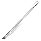 Armiz Profi Nagelhautschieber Edelstahl Cuticle Pusher 2 Seitig, Aus Vollmetall Gel...
