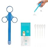 Schmiermitte Applicator, 2er Set Blaue Wiederverwendbare Vaginal Analspritze 6,8cm und 5...