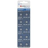 LR41 Batterie - 10 Stück LR41 / AG3 AgfaPhoto - Knopfzellen LR41 Alkaline - AG3 Batterie...