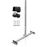 Premium X Dachsparrenmasthalter 100 cm Mast 48 mm feuerverzinkt SAT Sparrenhalterung für...
