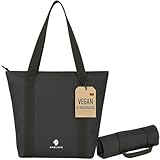 KHALISIA Fahrradtasche faltbar – Roll-Up Shopper – Einkaufstasche Fahrrad – mit...