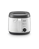 De'Longhi Fritteuse FS3021, Einstellbarer Thermostat, Kompaktes Design, Fassungsvermögen...