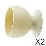 SM SunniMix 2X Wandmontierter Türstopper, Antikollisionspolster für Die Hintertür,...