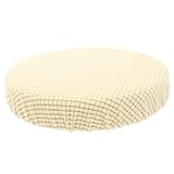 VILLFUL 1Stk runde Hockerabdeckung Runde Tischdecke im Freien Sitzbezüge für Barhocker...