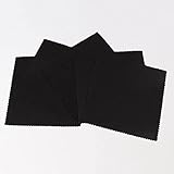 10 x schwarze Reinigungstuch, für Brillen, Brillen, Sonnenbrillen, Bildschirm,...